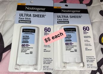 Neutragena face stick sunscreen