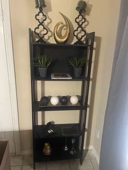 Nice mahogany 5 tier wall shelf