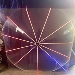 4ft X4ft  LED Pulse Displays On Fresnel Lens. 