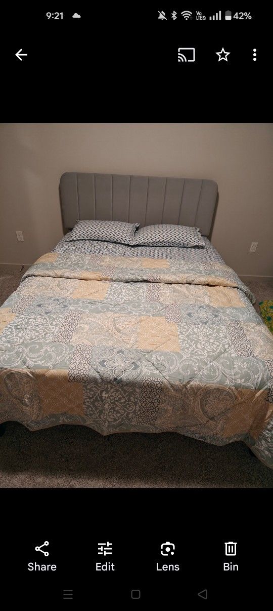 Queen Bed Frame And Bed