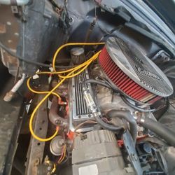 350 Chevy Motor With 450 Trans Complete