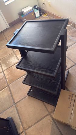 Storage shelves and rack
