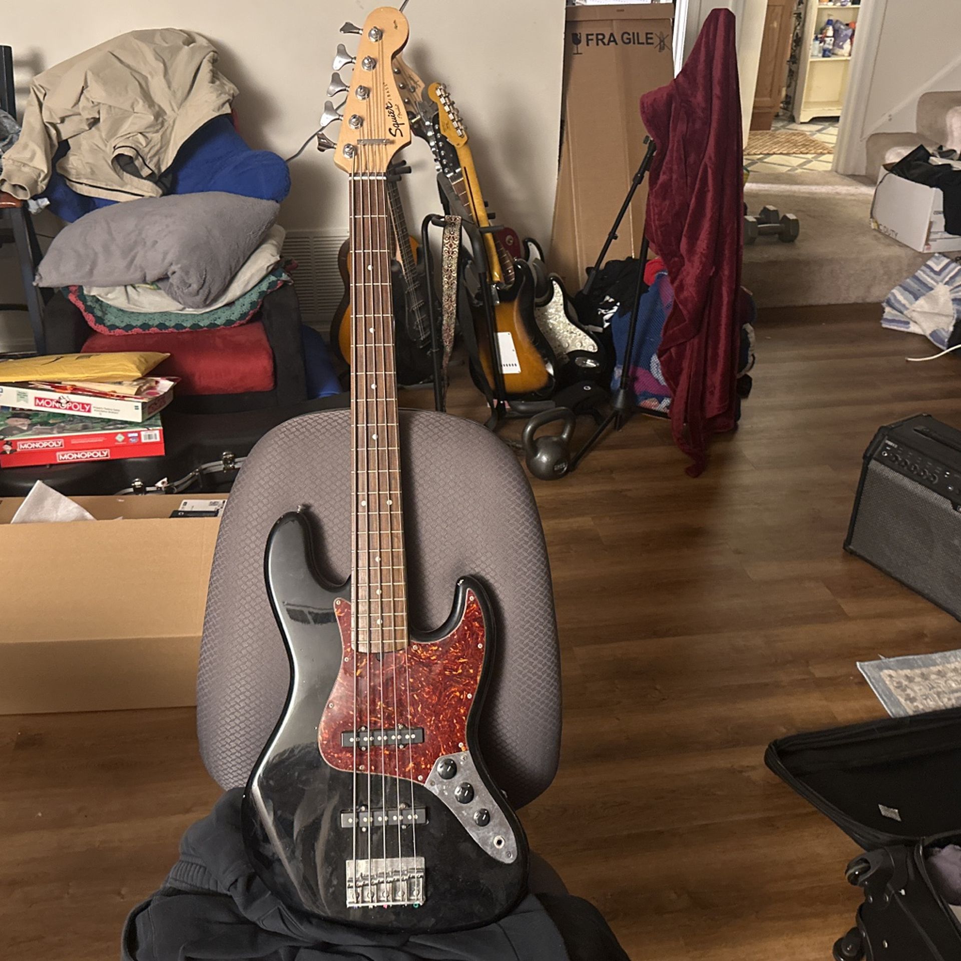 Squier Affinity Series 5 String Jazz Bass OBO