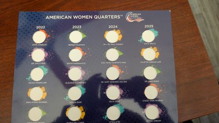 American Women Quarter Holder/display