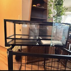 Reptile terrarium 30x12x12 $80 obo