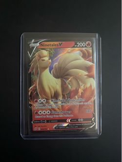 Pokemon Card - NM Ninetails V fs/ft obo.