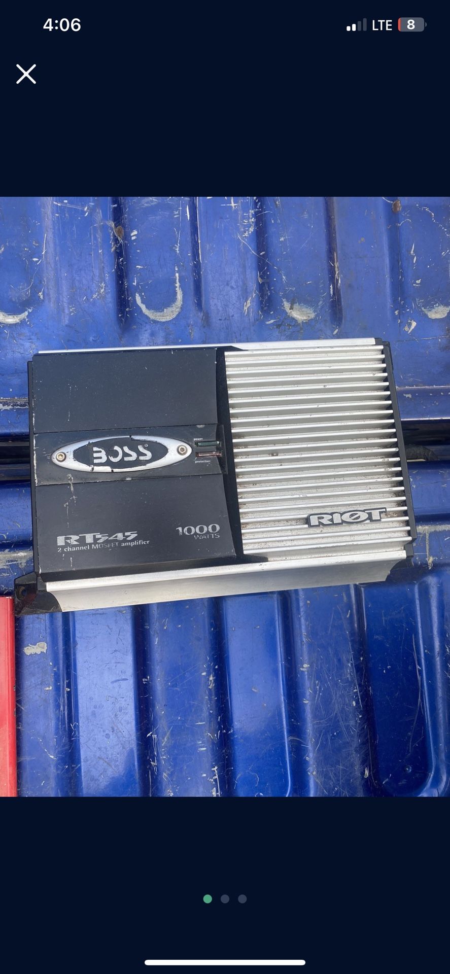 Boss Amp RT545 2 Channel 1000 watts Mosfet