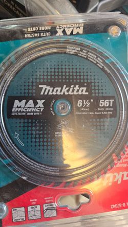 Makita 6 1/2" plunge saw blade.