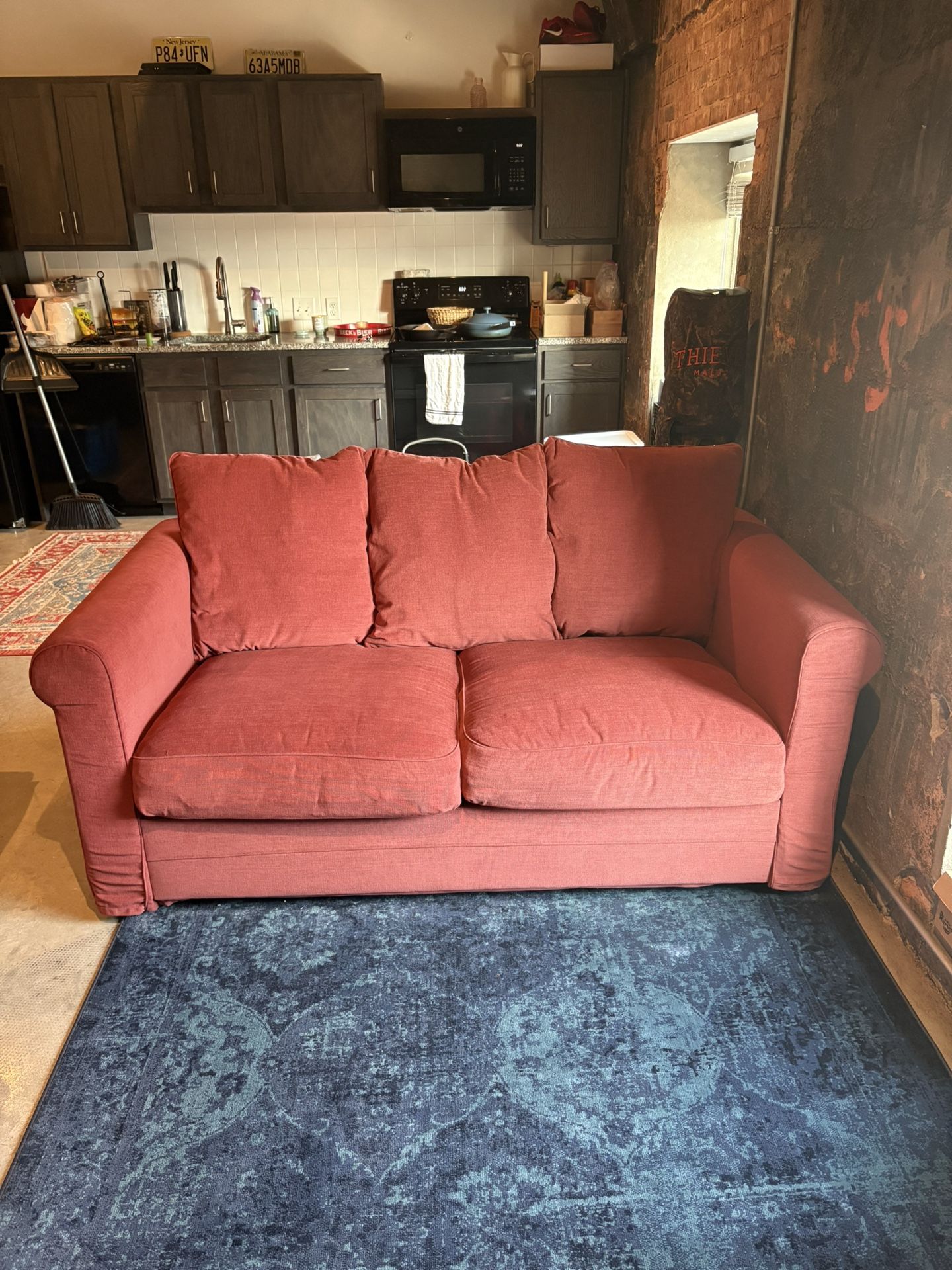 Red IKEA Couch