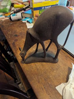 Hand-Carved Wooden Horse Figurine