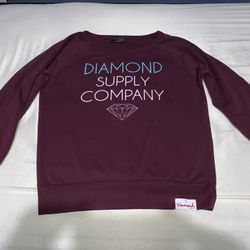 DIAMOND SUPPLY COMPANY Long Sleeve Shirt/Sweater! Women’s Medium 