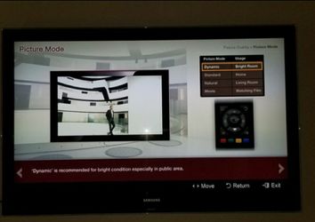 52" Samsung T.V. with Remote