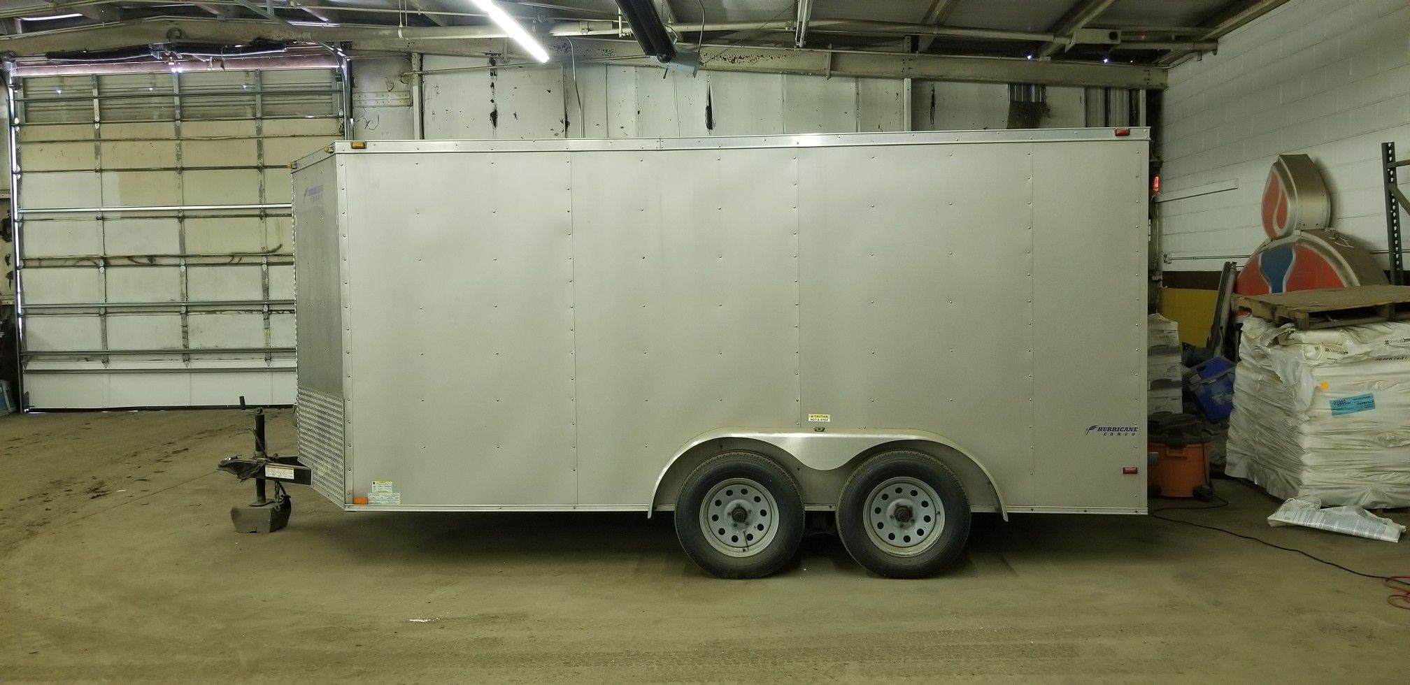 Enclosed trailer like new