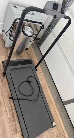Compact Electric Walking Treadmill with Handlebar
