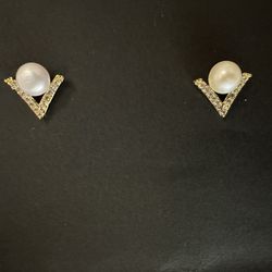 Freshwater Pearl Silver Earrings