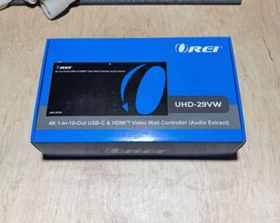 OREI 4K 1-in 10-out USB-C & HDMI VIDEO WALL CONTROLLER