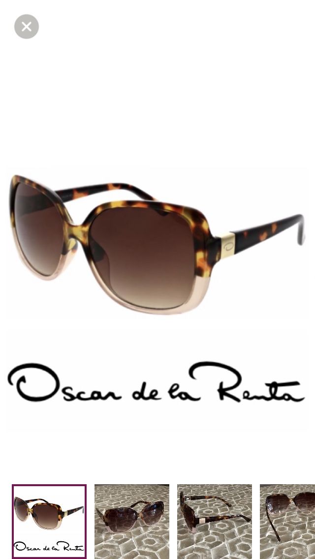 Oscar De La Renta Mod1341 220 Tortoise Ombré Sunglasses