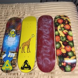 Supreme/ Palace Skateboard decks 8.25&8 (New)