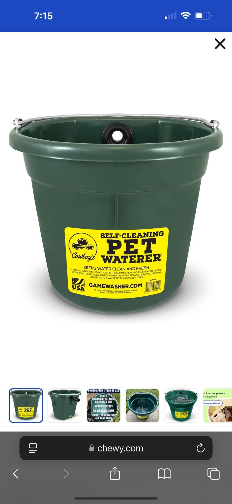 Dog Water Bucket