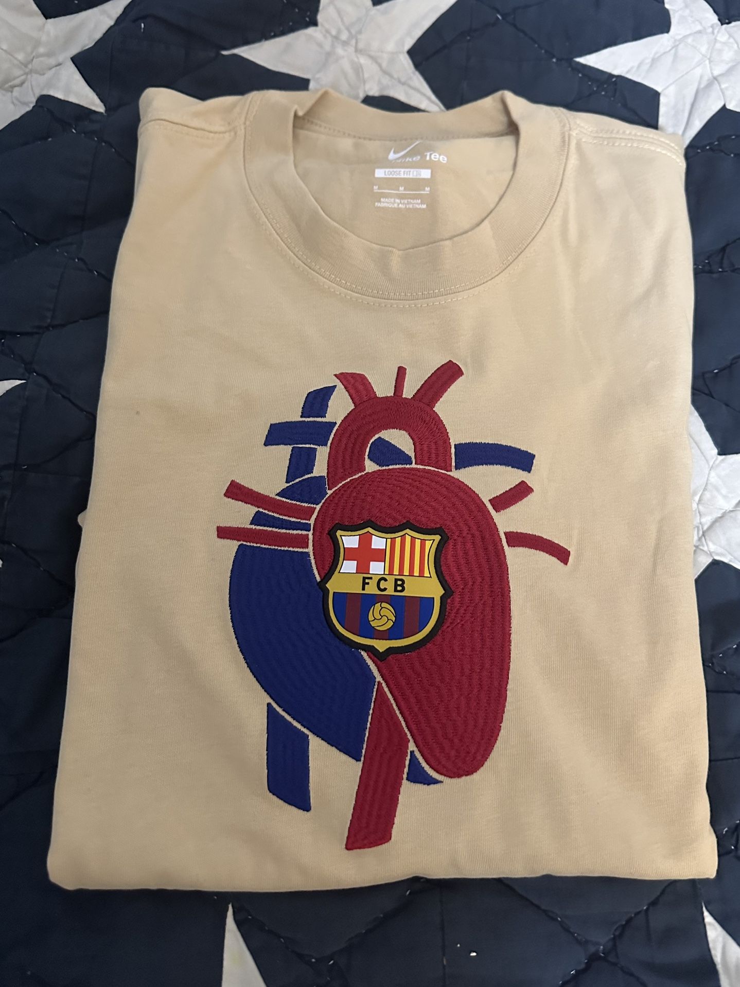 Nike Patta Barcelona Max90 T Shirt Size Large Beige Culers