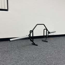 ( BRAND NEW IN BOX ) Open Trap Hex Deadlift Olympic Bar - 1000lb Capacity Barbell - Click On My Profile For More Gym Equipment 