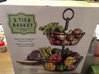2 tier basket