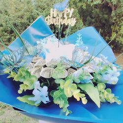 Blue Birthday Bliss Bouquet