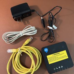 Innomedia MTA8328-1N Analog Terminal Adapter Black 49572 – VoIP ATA Device