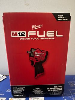 Milwaukee M12 FUEL 3/8" Impact Wrench Tool Only