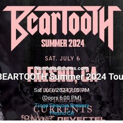 2 Tickets For Beartooth