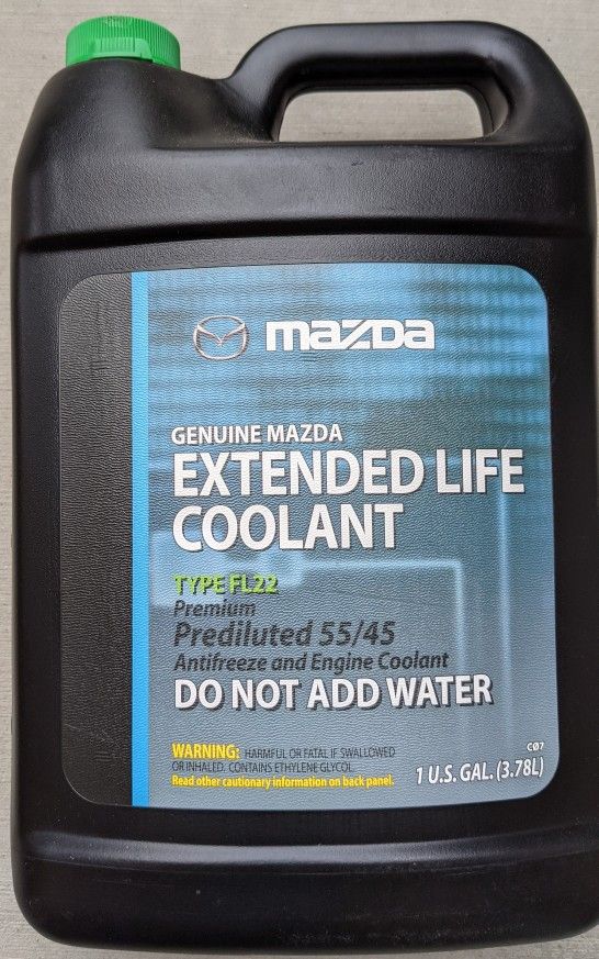 Genuine Mazda / Toyota Type FL22 Coolant Prediluted 55/45 Extended Life Antifreeze