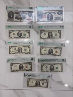 Selling My legal tender notes Collection