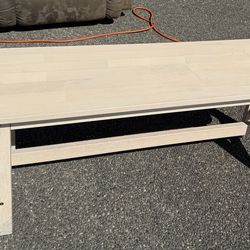 Wood bench/IKEA