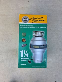American Standard 1-¼ hp Food Waste Disposer ☆☆