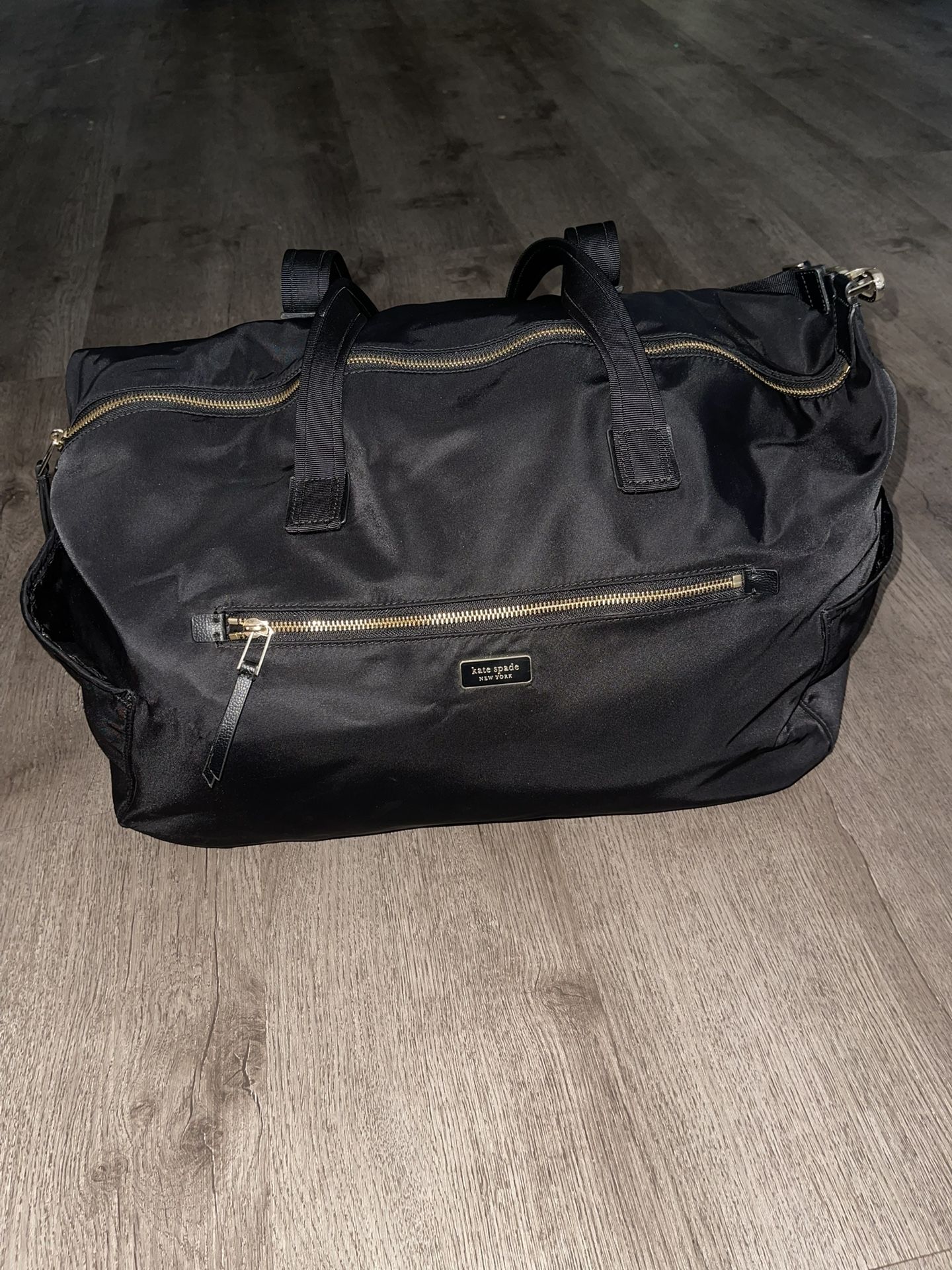 Kate Spade Large Nylon Duffle Bag Sleep Over Weekend Bag Luggage Travel Baggage