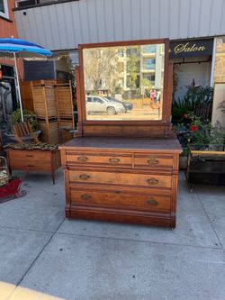 Beautiful Marble Top Vanity, Dresser