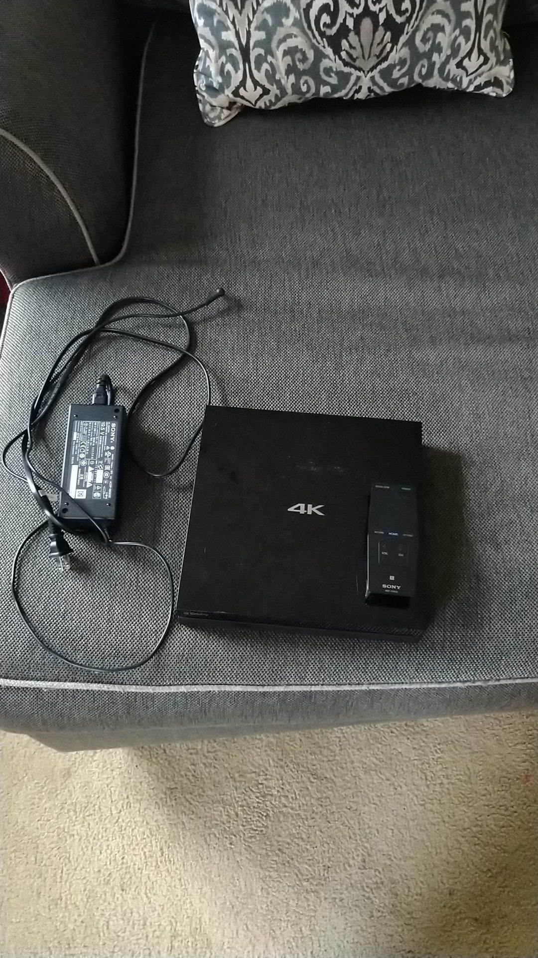 Sony 4k media player with remote