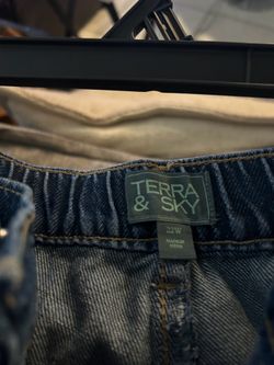 Size 22w Womens denim shorts
