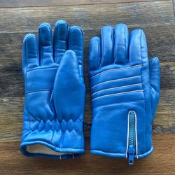 free l-xl blue gloves
