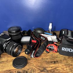 Canon 250D W/ Accessories 