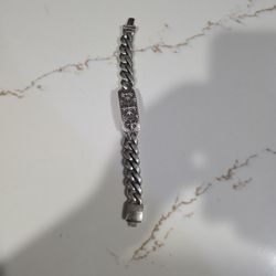 Triple Cross Silver Bracelet 