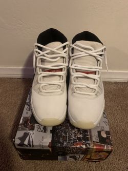 Platinum Tint Jordan 11s, Retro