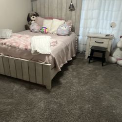 Bed Room Set  (bed frame,nightstand,dresser)