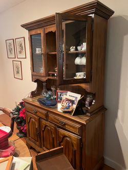 Vintage Solid Wood Hutch