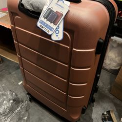Brand New Rose Gold Hard shell Rolling Luggage