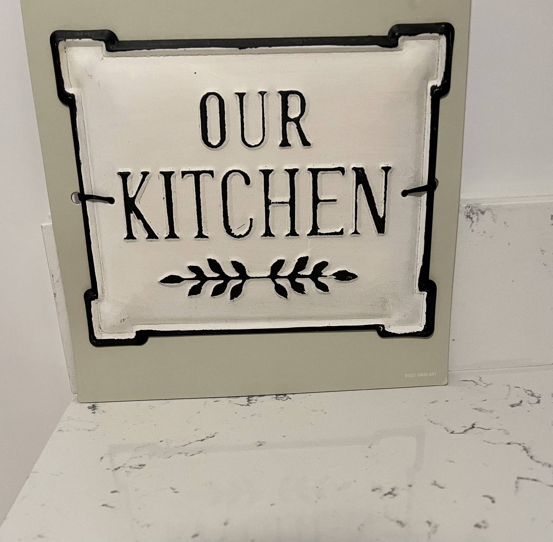 “Our Kitchen” Metal Wall Art 