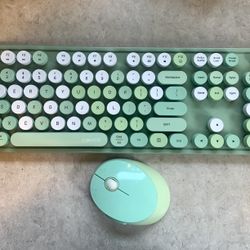 Cute Wireless Bubble Keyboard 