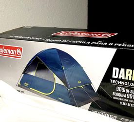 6P Tent with DARKRM TECHNOLOGY, Coleman