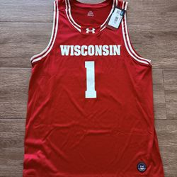Under Armour NCAA Wisconsin Badgers Basketball Jersey UM9122 Men’s Team Issue