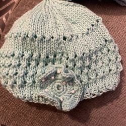Hand Knit Baby And Children’s Hats Handmade